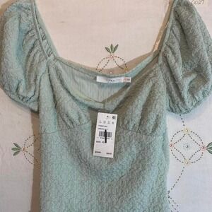 Lush NWT Sweet Mint Green‎ Top